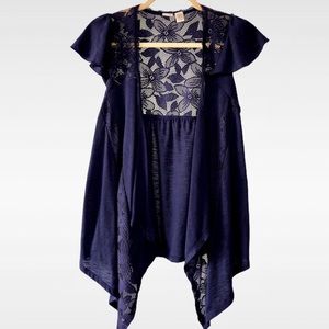 5/$20 Draped Floral Cardigan